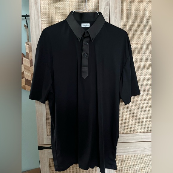 Collars and Co. Elegant Black Polo Shirt - Picture 1 of 3